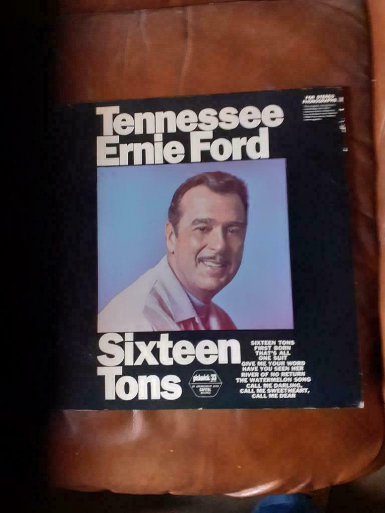 LP Tennessee Ernie Ford : Sixteen tons, Ophalen of Verzenden