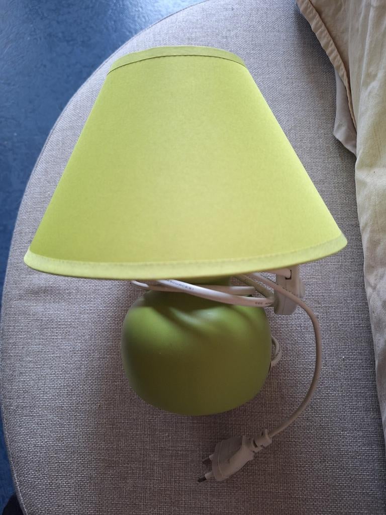 Lampe de chevet vert pomme, Ophalen of Verzenden