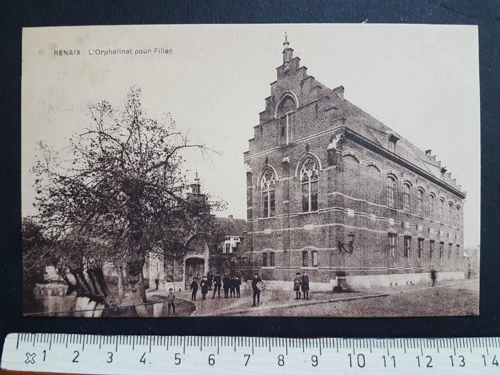 Postkaart Ronse Renaix L'Orphelinat pour Filles 1922, Verzamelen, Postkaarten | België, Gelopen, West-Vlaanderen, 1920 tot 1940