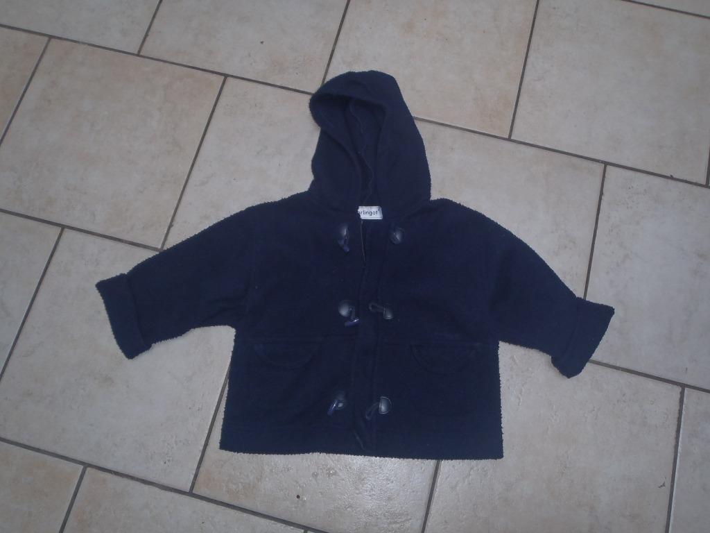 veste/gilet bleu marine taille 86, Enlèvement ou Envoi, Utilisé, Berlingot, Garçon ou Fille