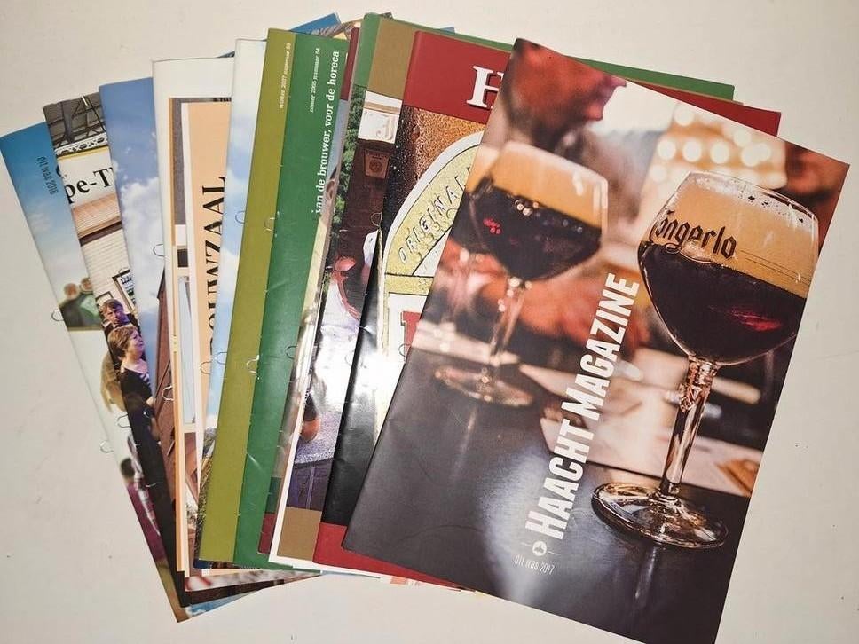 10x Haacht magazine brouwerij Haacht Boortmeerbeek, Verzamelen, Ophalen of Verzenden