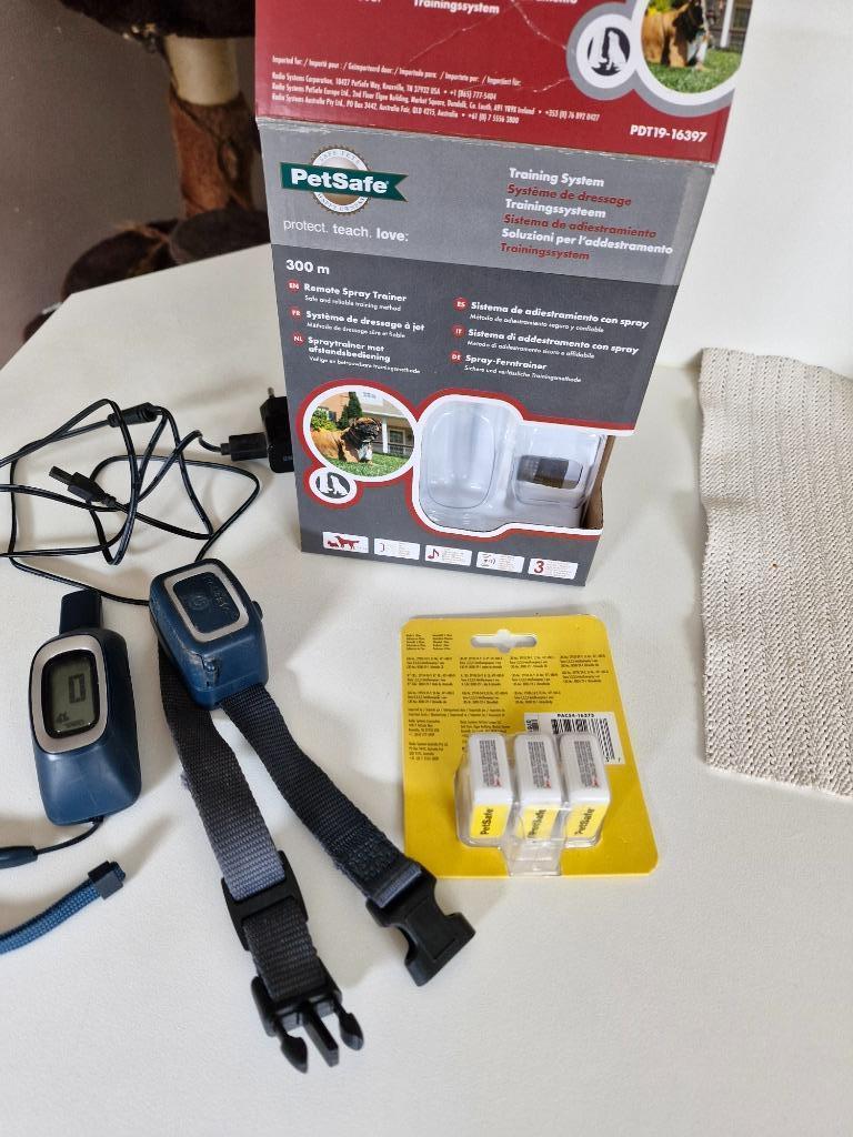 Te koop Petsafe trainingspakket 300 m op geluid en spray, Enlèvement, Comme neuf