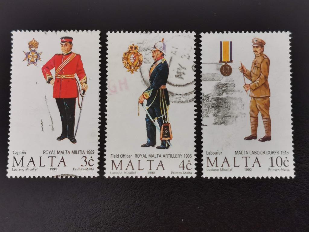Malta 1990 - militaire uniformen, Ophalen of Verzenden, Malta