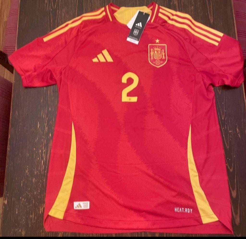 Spanje Cucurella Voetbalshirt Origineel EURO Finale 2024, Verzenden
