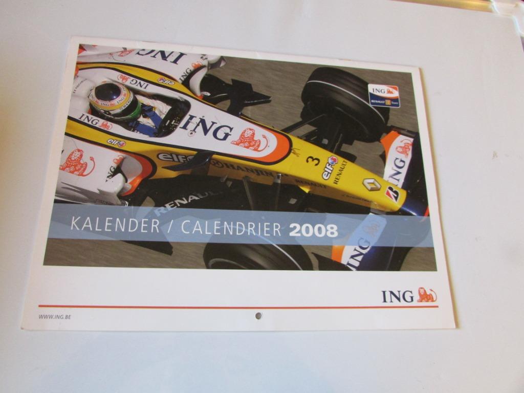 FORMULE 1, CALENDRIER, Divers, Calendriers, Enlèvement ou Envoi, Calendrier mensuel, Comme neuf