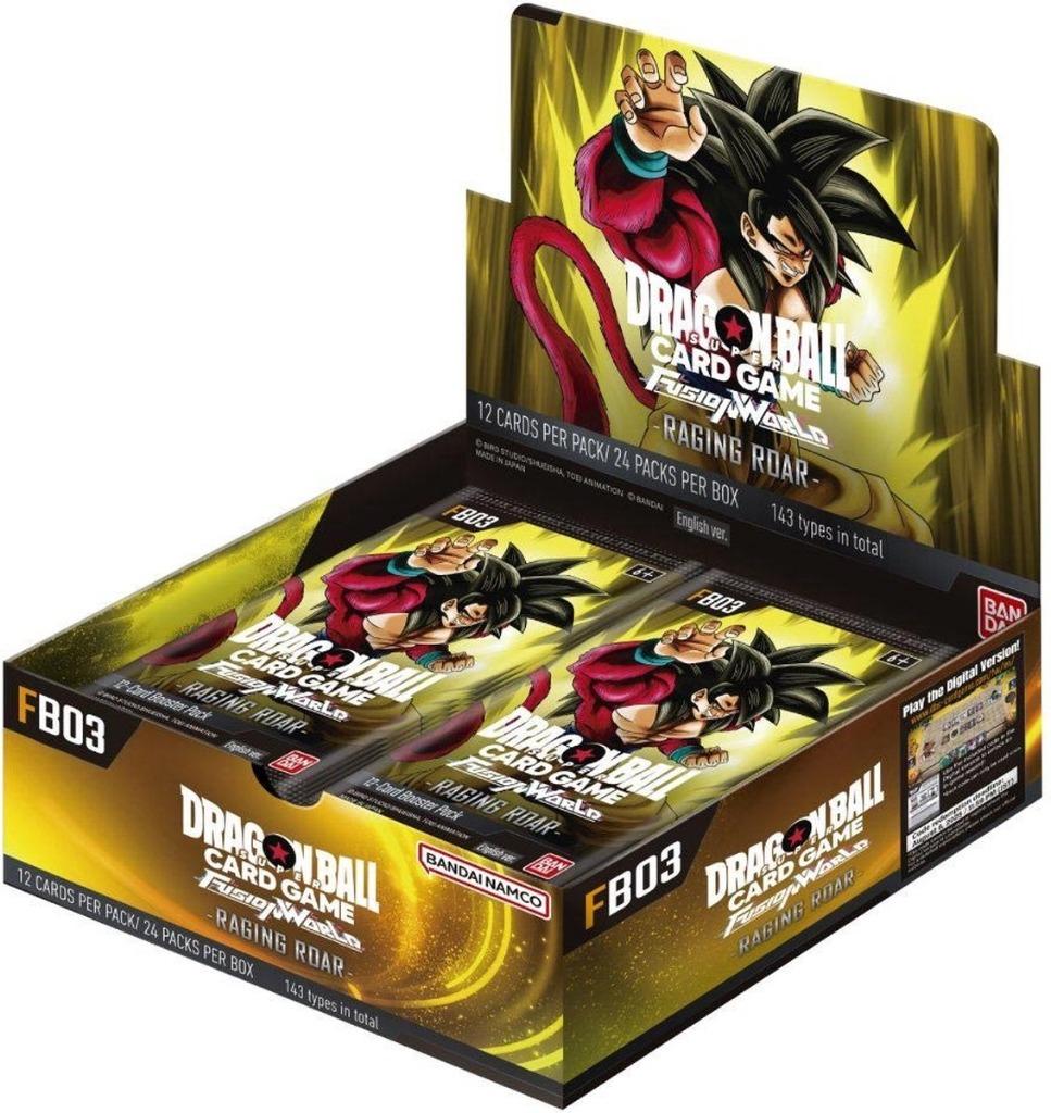 Dragon Ball Super - Fusion World FB03 - Raging Roar Booster, Ophalen of Verzenden, Nieuw, Booster, Foil