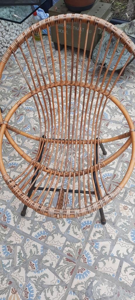 Rotan stoeltje, Ophalen, Gebruikt, Rotan