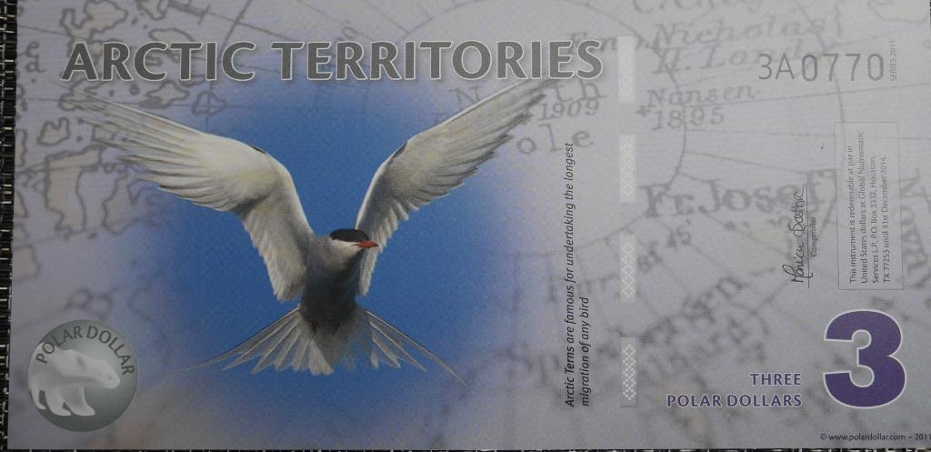 Billet Arctic Territories UNC Polymère, Timbres & Monnaies, Billets de banque | Océanie, Envoi, Billets en vrac