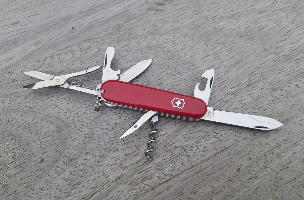 vintage Victorinox Zwitsers zakmes 9 functies, Ophalen of Verzenden, Gebruikt