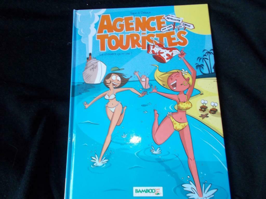 Agence Touristes  Tome 2  "La Croisière ça m'use ! "  (2014), Eén stripboek, Zo goed als nieuw, Ophalen, Fred DELSAUX