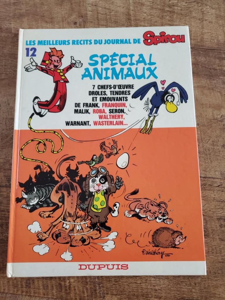 LES MEILLEURS RECITS DU JOURNAL SPIROU N12 van 1986 HC, Boeken, Stripverhalen, Zo goed als nieuw, Eén stripboek, Ophalen of Verzenden