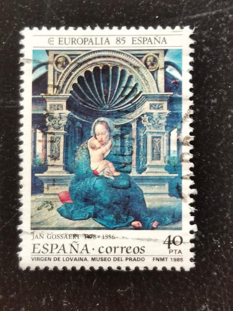 Spanje 1985 - Europalia 85 - gemeenschappelijke uitgifte, Ophalen of Verzenden, Gestempeld