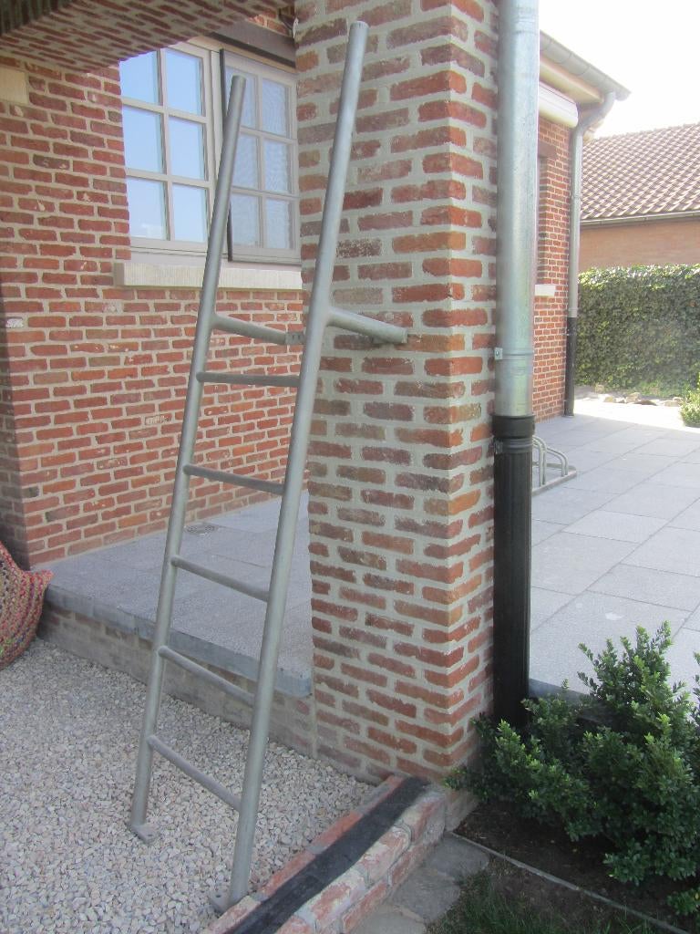 Échelle en acier inoxydable très robuste avec 5 types, Bricolage & Construction, Échelles & Escaliers, Enlèvement, Utilisé, Échelle