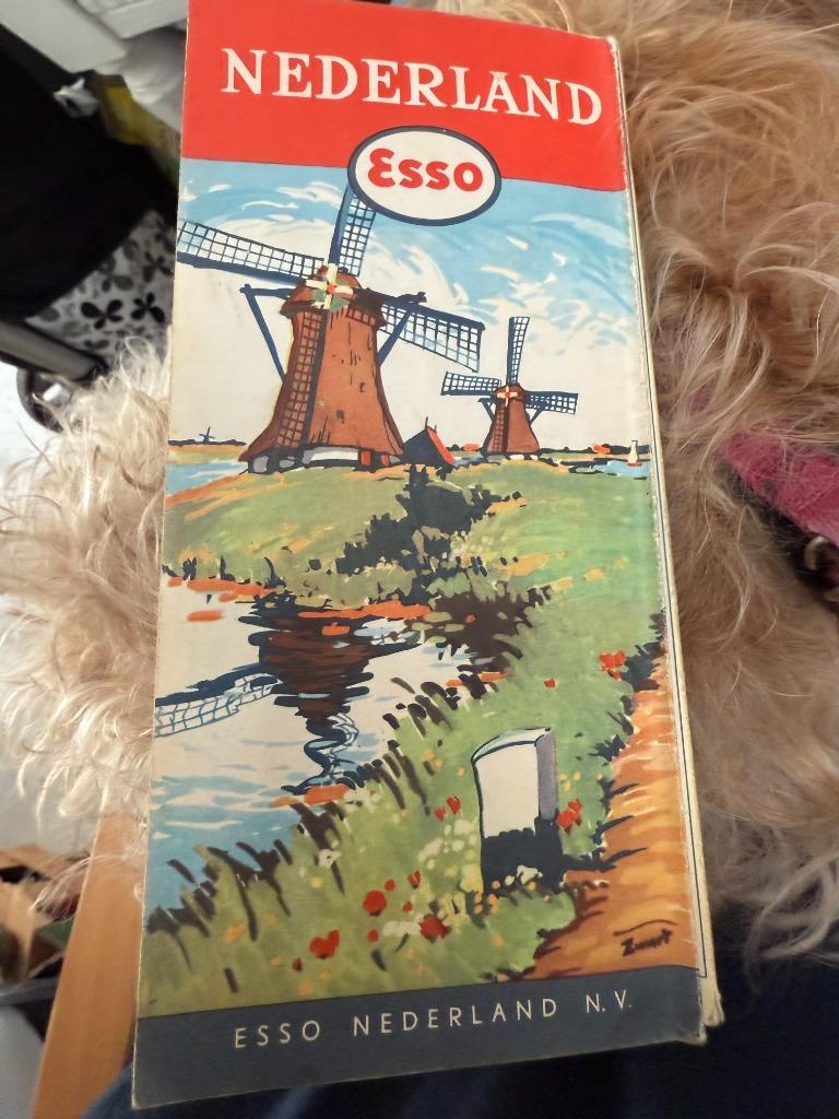 ESSO wegenkaart: Nederland Holland - 1930. - ZELDZAAM, Ophalen