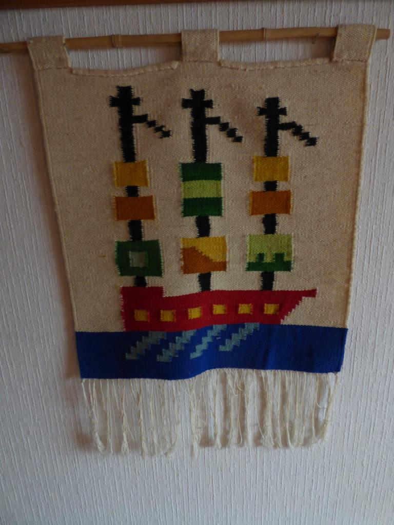 wandtapijtje boot, Diversen, Ophalen, Zo goed als nieuw