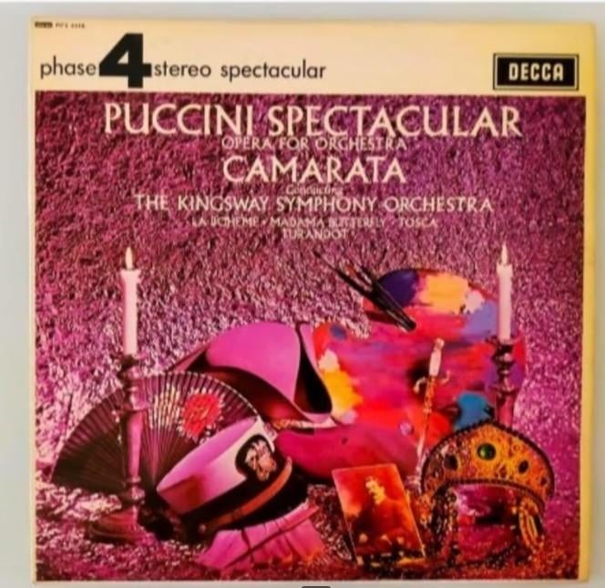 Vinyle LP Classical Puccini, spectaculaire opéra Camarata, Enlèvement ou Envoi, 12 pouces, Opéra ou Opérette