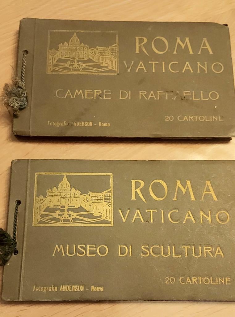 Set antieke ansichtkaarten over Rome, Verzamelen, Ophalen of Verzenden, Ongelopen, Italië