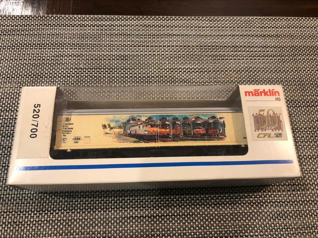 wagon marklin ho 50 anniversaire 520/700, Enlèvement, Comme neuf, Wagon, Märklin
