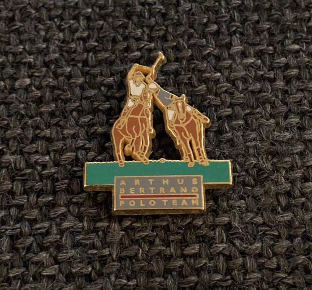 PIN - ARTHUS BERTRAND - POLO TEAM, Envoi, Utilisé, Sport, Insigne ou Pin's
