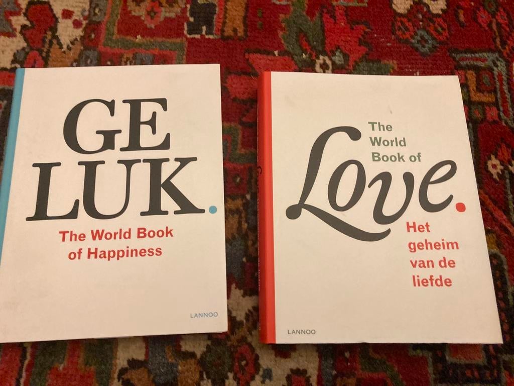 Leo Bormans - The world book of love en boek “geluk”, Boeken, Psychologie, Zo goed als nieuw, Overige onderwerpen, Ophalen of Verzenden