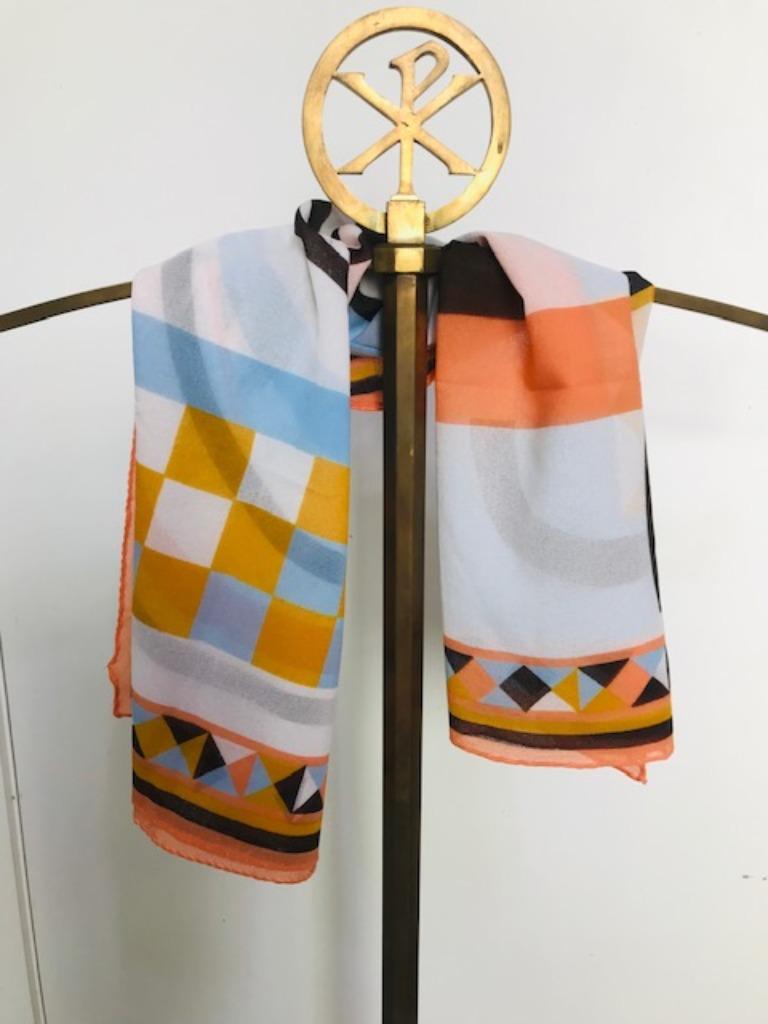 Foulard Sjaal Renoir Zijde Gim Frankrijk😍🤗💑🎁😊👌, Maat 46/48 (XL) of groter, Ophalen of Verzenden, Zo goed als nieuw, Sjaal