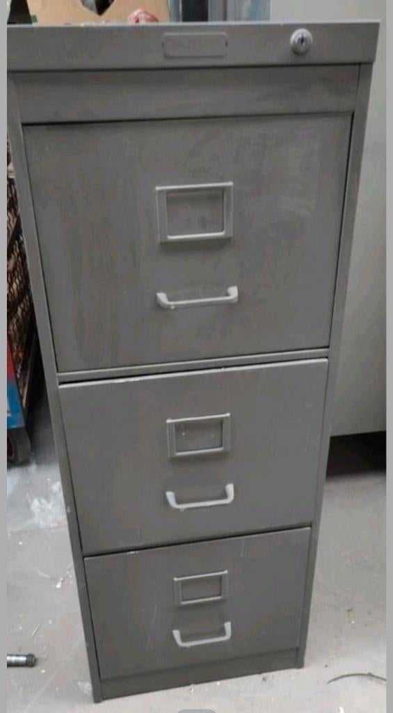 Ladenkast dossierkast archiefkast opbergkast metaal YAC, Huis en Inrichting, Ophalen of Verzenden, Gebruikt, Metaal