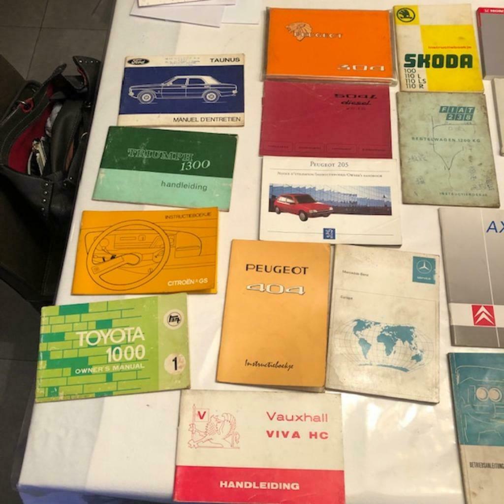 verschillende oldtimer handleiding manual, Enlèvement ou Envoi, Fiat
