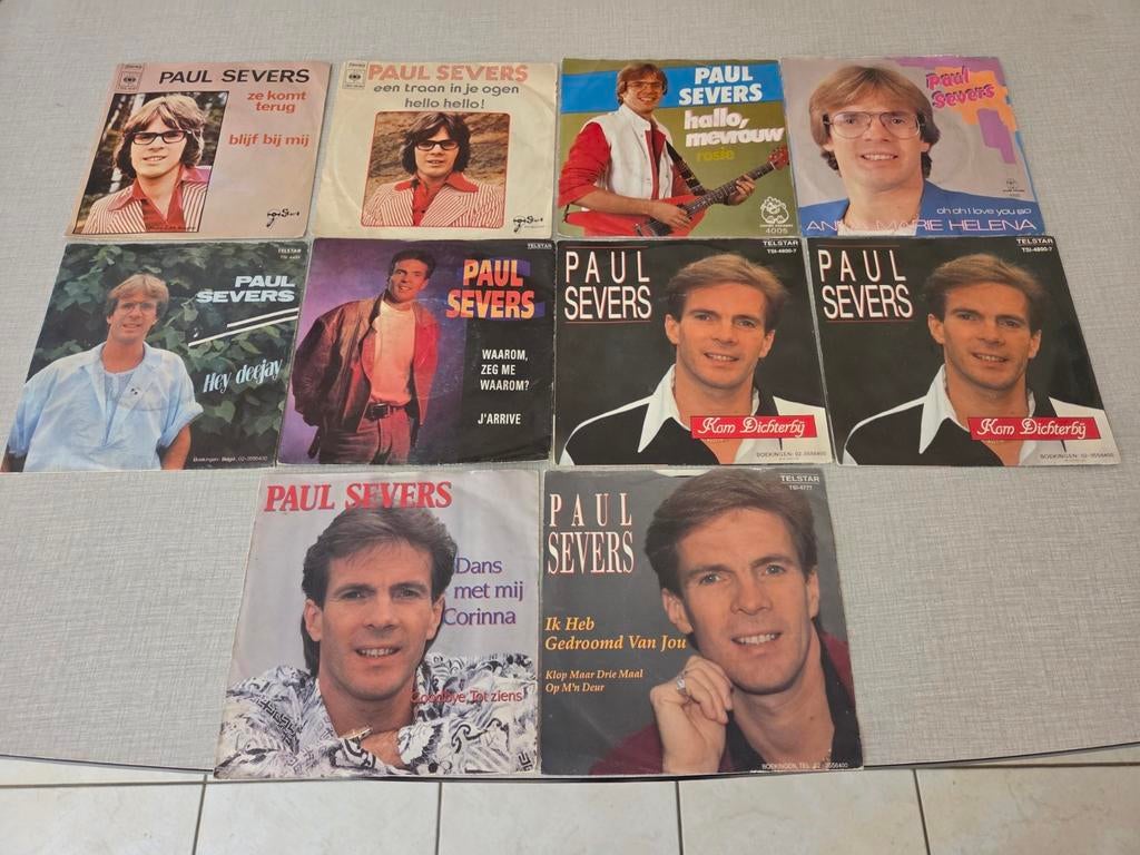 10 x Paul Severs, pakketprijs mogelijk, Cd's en Dvd's, Vinyl Singles, Ophalen of Verzenden, Zo goed als nieuw, Nederlandstalig