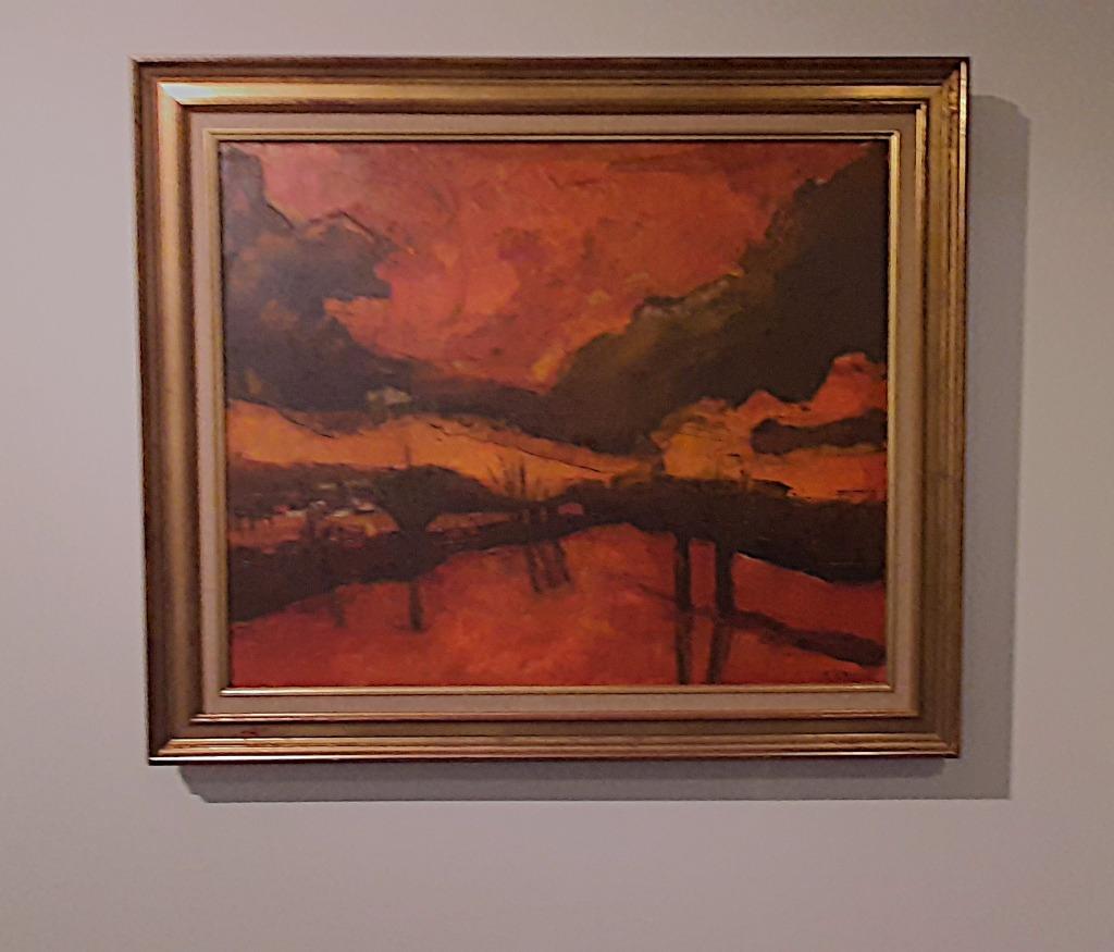 Zoum Walter (Van den Eeckhoudt )(1902-1974)  74 x 65 cm, Antiek en Kunst, Kunst | Schilderijen | Modern, Ophalen