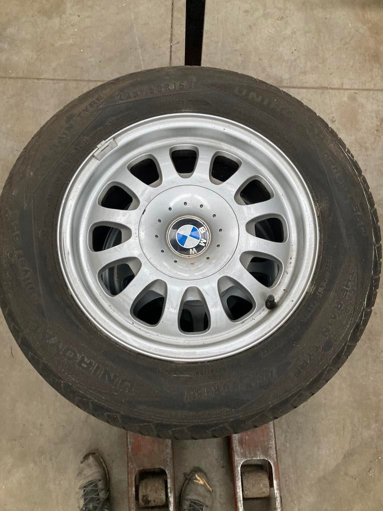 Set wielen BMW, Auto-onderdelen, Banden en Velgen, Ophalen, Gebruikt, 15 inch, All Season