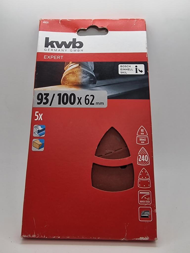 KWB Schuurschijf met klittenbandhechting 5S, Auto diversen, Onderhoudsmiddelen, Ophalen of Verzenden