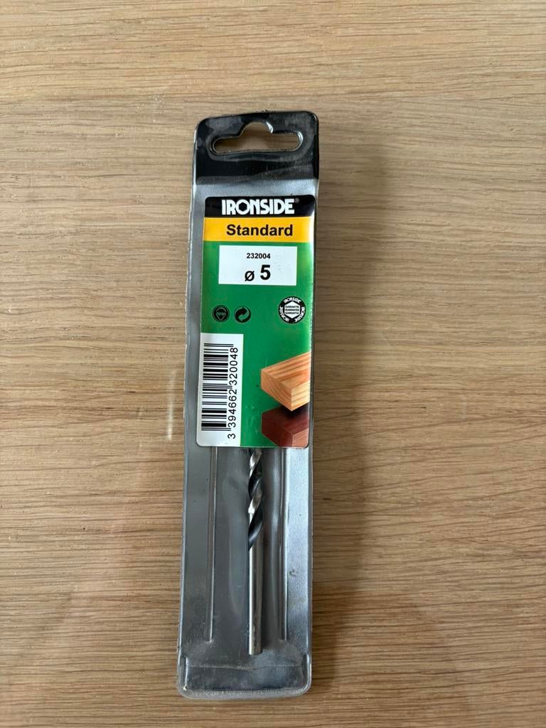 Ironside houtboor dia 5mm *Nieuw*, Doe-het-zelf en Bouw, Ophalen, Nieuw