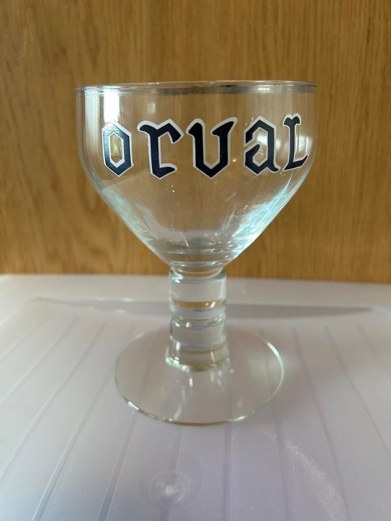 Ancien verre Orval gros pied, Collections, Enlèvement ou Envoi