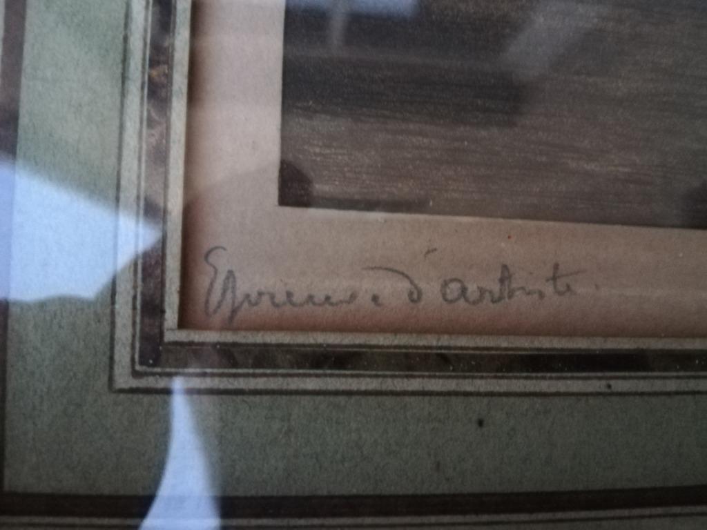 Omer Coppens, Oude ets, épreuve d'artiste, gesigneerd, Ophalen of Verzenden