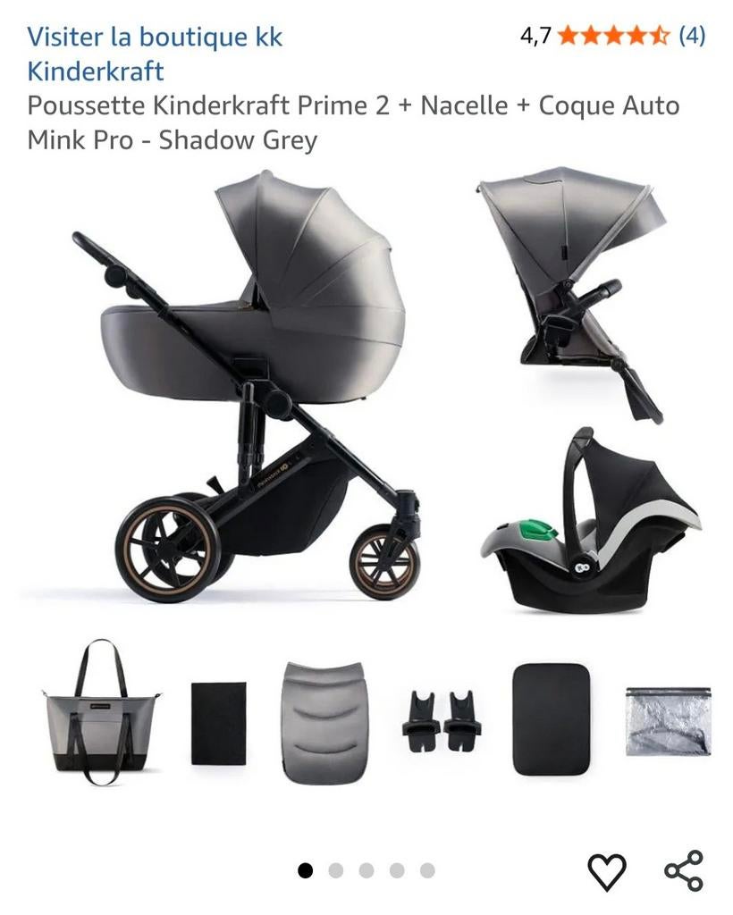 Kinderkraft Prime 2 Pro 3in1 kinderwagen, Kinderen en Baby's, Kinderwagens en Combinaties, Ophalen, Kinderwagen