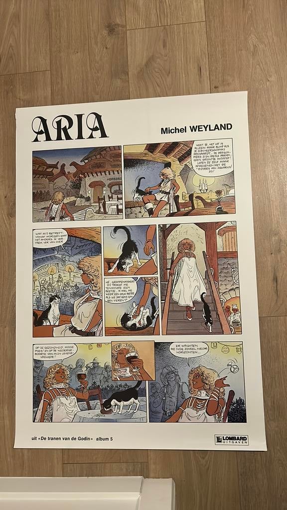 Affiche Weyland Aria Lombard, Enlèvement ou Envoi, Comme neuf