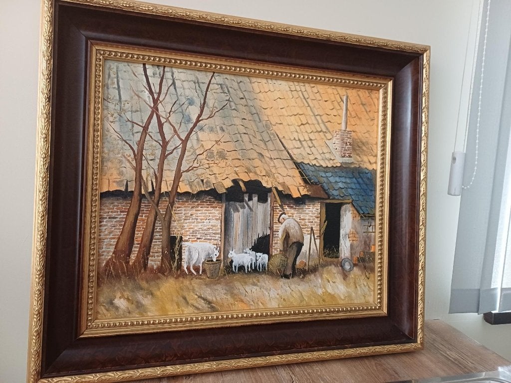 schilderij, Ophalen, Gesigneerd