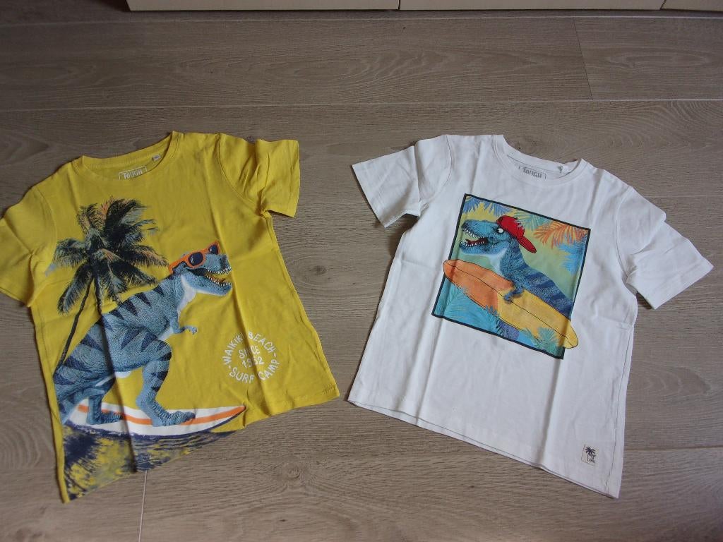 2 Mooie jongens t-shirts. Maat 140. ( NIEUWSTAAT), Enfants & Bébés, Vêtements enfant | Taille 140, Neuf, Garçon, Chemise ou À manches longues