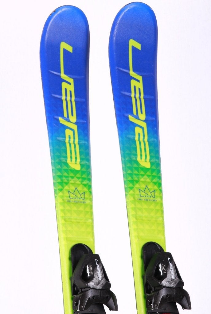 Skis pour enfants 80 ; 130 cm ELAN JETT ACE 2024, bleu/vert, Moins de 100 cm, Autres marques, Carving, Skis