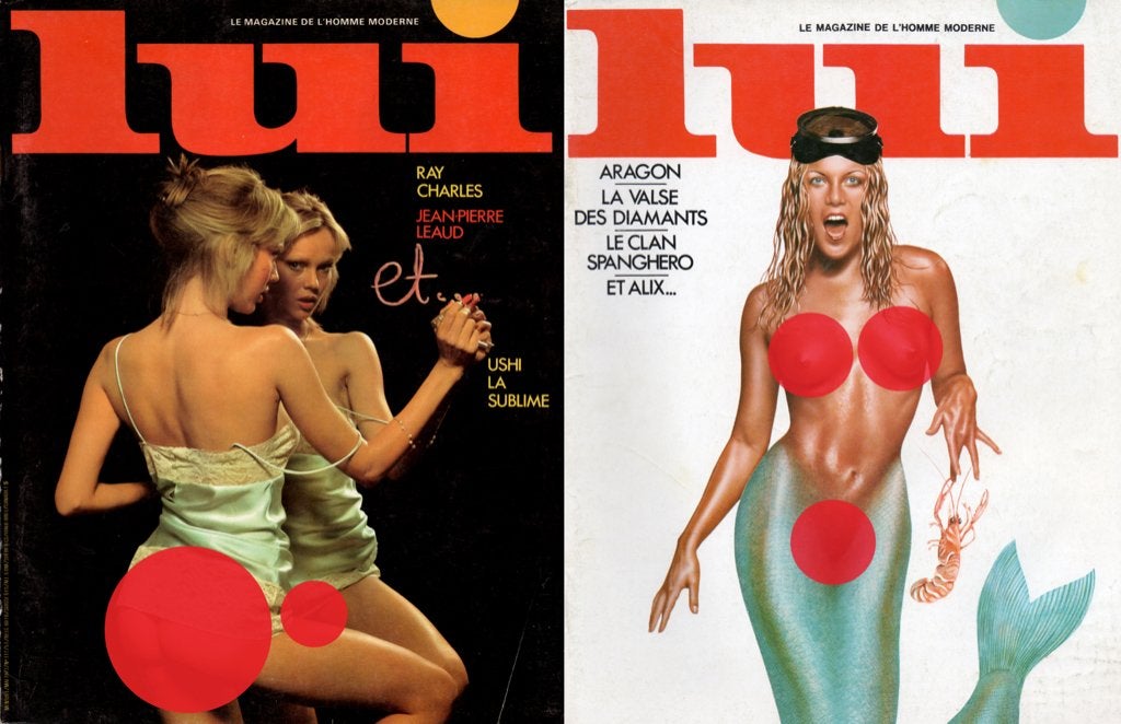 2x Lui (FR) France 1973 05 mai & 1974 04 avril Playboy 400p., Enlèvement ou Envoi, Utilisé, Autres types