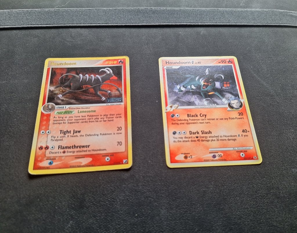 Houndoom setje, Ophalen of Verzenden, Gebruikt, Meerdere kaarten