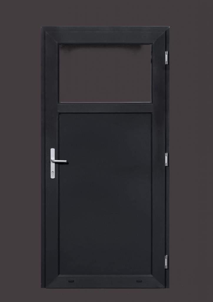 Porte extérieure en plastique avec cadre — En stock, Bricolage & Construction, Enlèvement ou Envoi, Synthétique, Porte extérieure