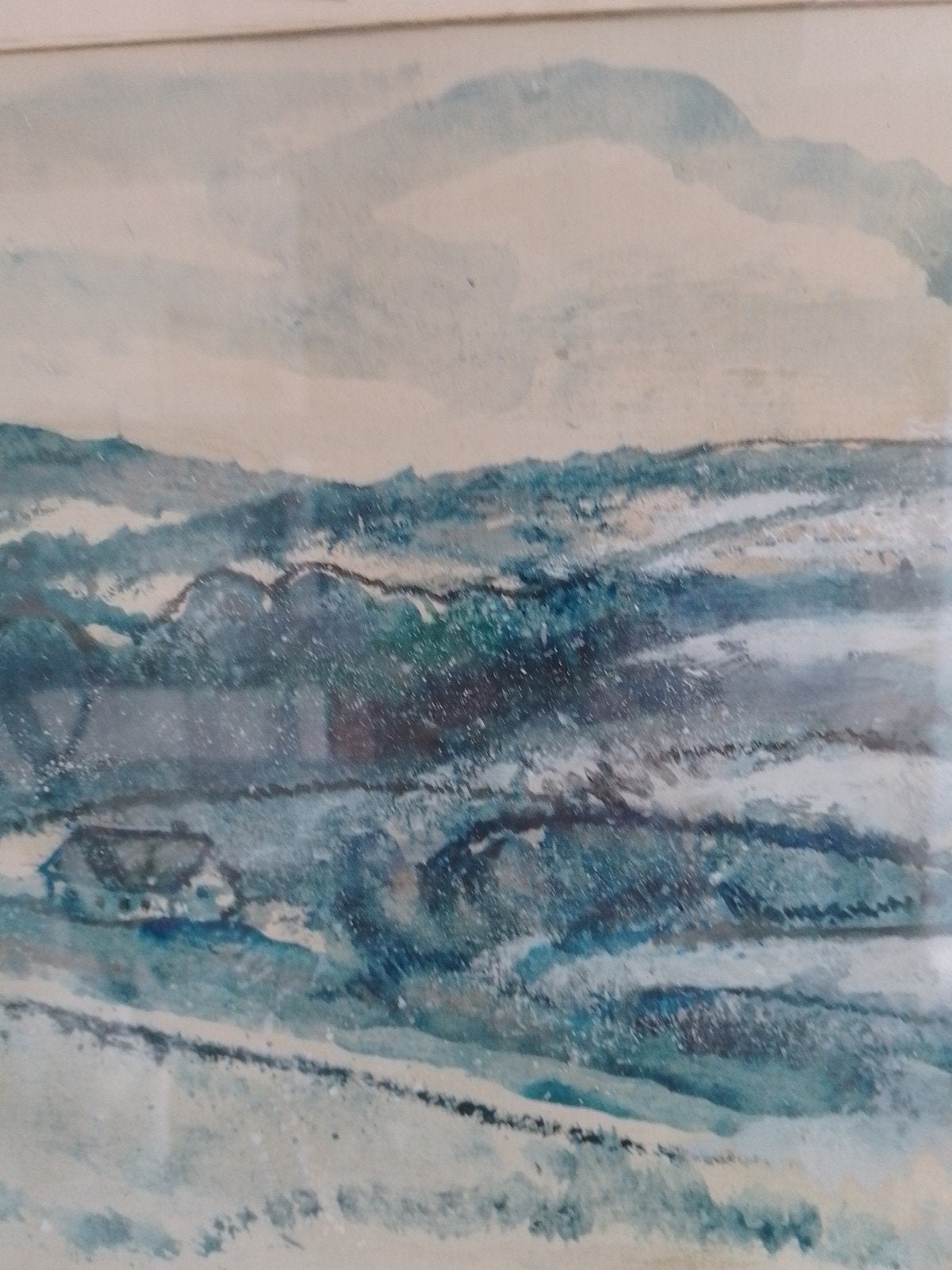 Aquarel Gerard Hermans, Gent (1901-1978), Enlèvement, Œuvre originale, Aquarelle