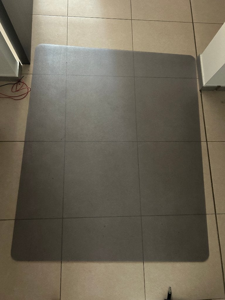 grand tapis de protection de sol en PVC 120 x 147 cm, Enlèvement, Comme neuf, Plastique