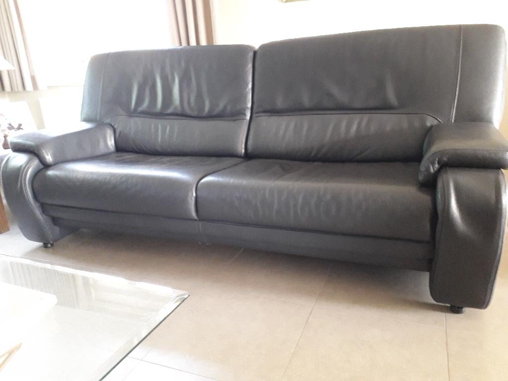 Salon leder, Enlèvement, Utilisé, Cuir