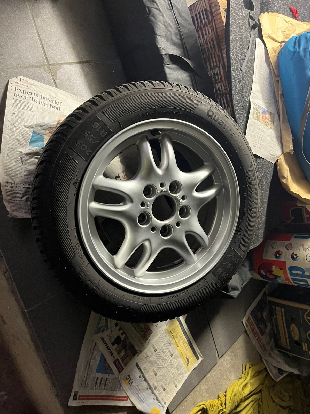Bmw e90-91 onderdelen kelder opkuis, Auto-onderdelen, Banden en Velgen, Ophalen, Winterbanden, Velg(en)