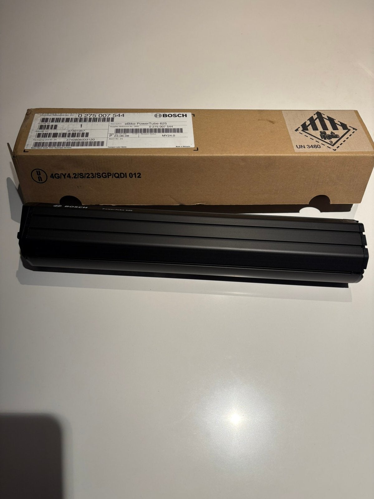 Batterie de vélo Bosch Powertube 625 Wh BES2, Vélos & Vélomoteurs, Neuf