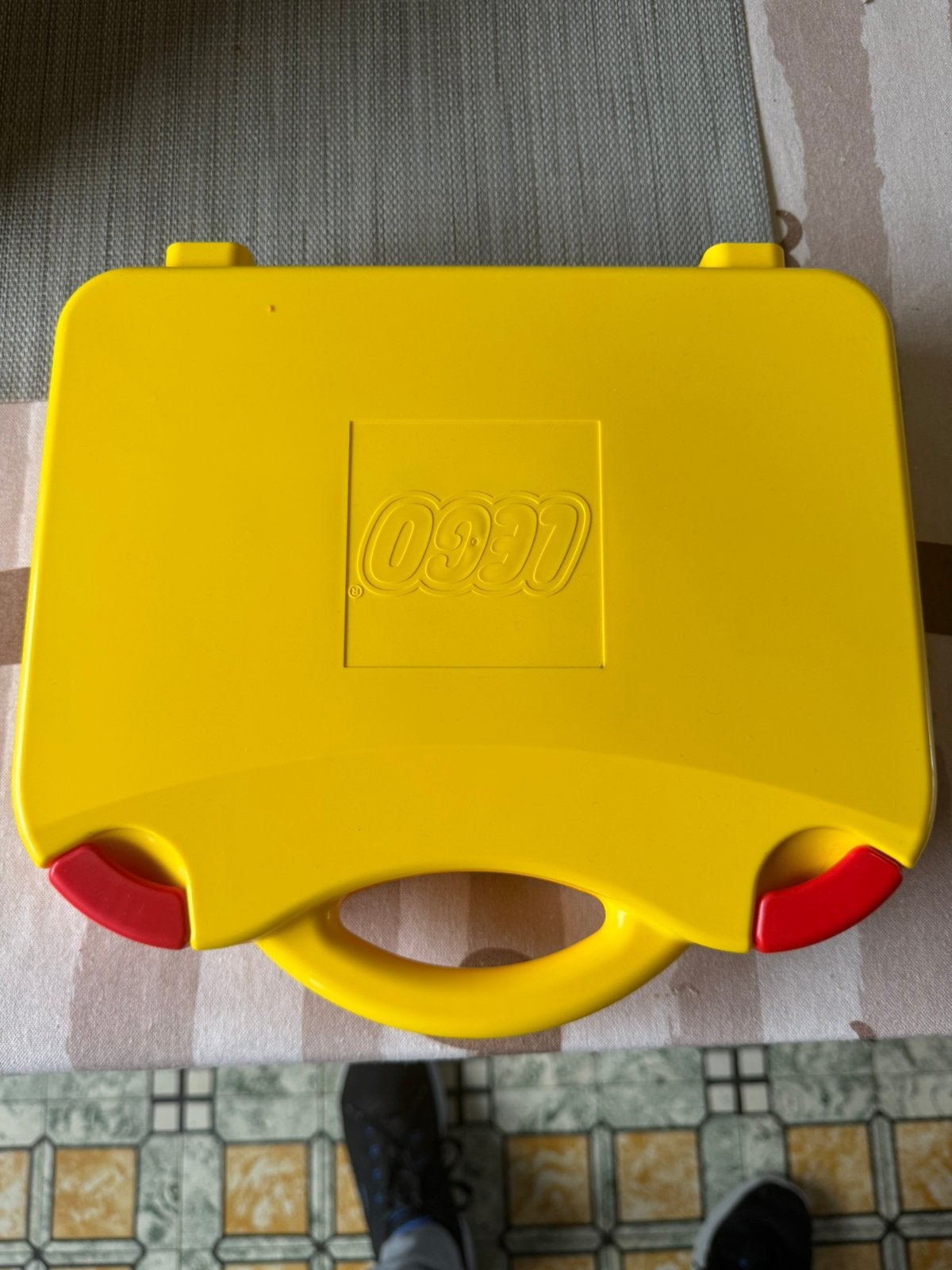 Lego opberg doos met lego blokjes, Lego, Ophalen of Verzenden, Inclusief instructies, Losse stenen