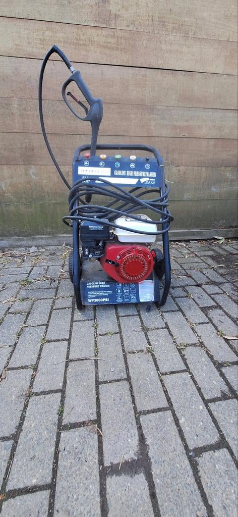 Hoge druk reiniger benzine, Tuin en Terras, Ophalen, Benzine, Zo goed als nieuw, [Honda]