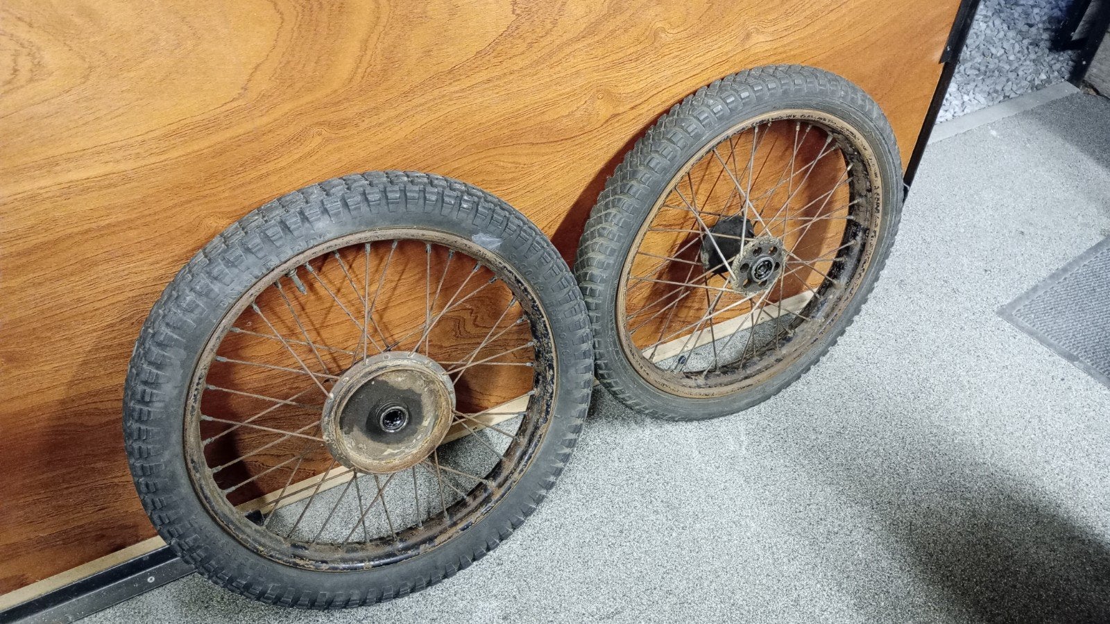 set oldtimer 19 inch wielen, Motoren, Ophalen